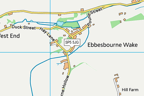 SP5 5JG map - OS VectorMap District (Ordnance Survey) SP5 5JG map - OS VectorMap District (Ordnance Survey)