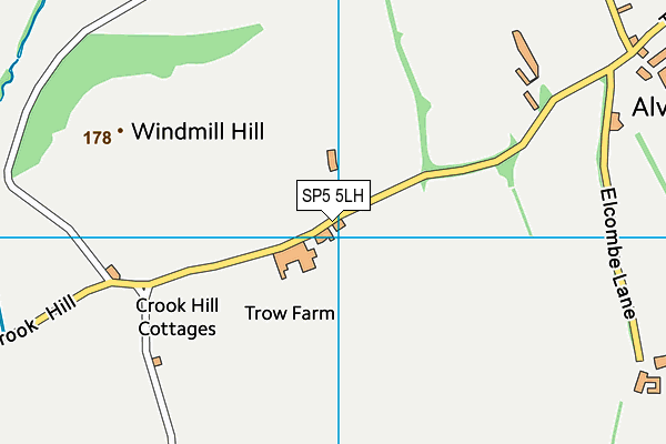 SP5 5LH map - OS VectorMap District (Ordnance Survey)