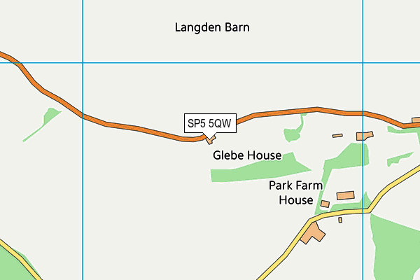 SP5 5QW map - OS VectorMap District (Ordnance Survey) SP5 5QW map - OS VectorMap District (Ordnance Survey)