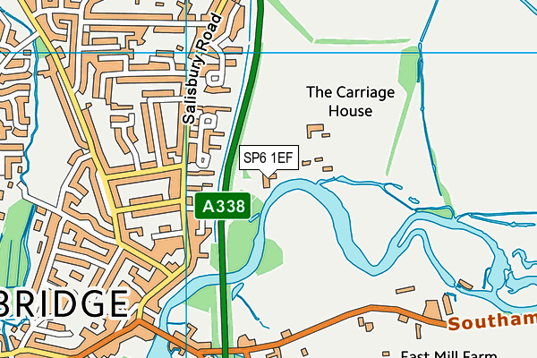 SP6 1EF map - OS VectorMap District (Ordnance Survey) SP6 1EF map - OS VectorMap District (Ordnance Survey)