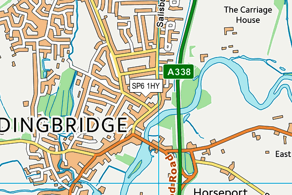 SP6 1HY map - OS VectorMap District (Ordnance Survey) SP6 1HY map - OS VectorMap District (Ordnance Survey)
