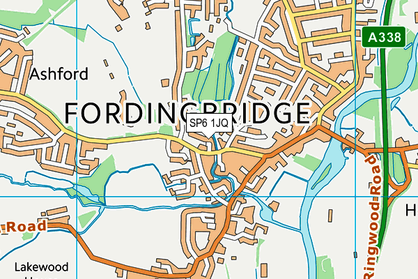 SP6 1JQ map - OS VectorMap District (Ordnance Survey) SP6 1JQ map - OS VectorMap District (Ordnance Survey)