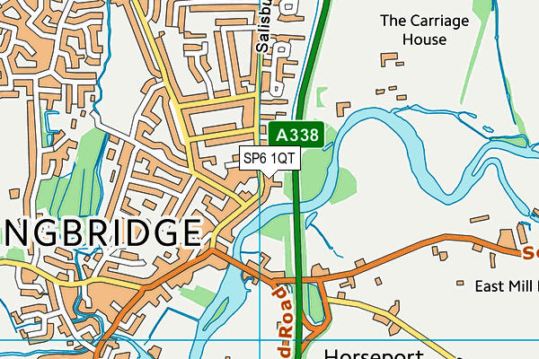 SP6 1QT map - OS VectorMap District (Ordnance Survey) SP6 1QT map - OS VectorMap District (Ordnance Survey)