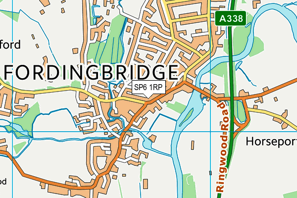 SP6 1RP map - OS VectorMap District (Ordnance Survey) SP6 1RP map - OS VectorMap District (Ordnance Survey)