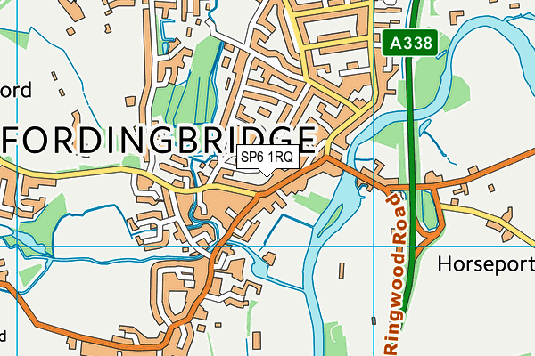 SP6 1RQ map - OS VectorMap District (Ordnance Survey) SP6 1RQ map - OS VectorMap District (Ordnance Survey)