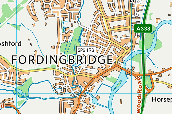 SP6 1RS map - OS VectorMap District (Ordnance Survey) SP6 1RS map - OS VectorMap District (Ordnance Survey)
