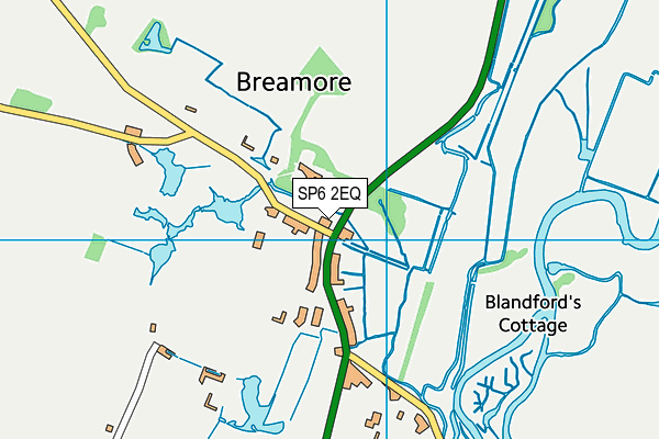 SP6 2EQ map - OS VectorMap District (Ordnance Survey) SP6 2EQ map - OS VectorMap District (Ordnance Survey)