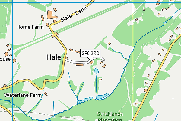 SP6 2RD map - OS VectorMap District (Ordnance Survey) SP6 2RD map - OS VectorMap District (Ordnance Survey)