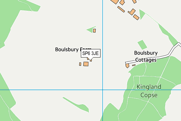 SP6 3JE map - OS VectorMap District (Ordnance Survey) SP6 3JE map - OS VectorMap District (Ordnance Survey)