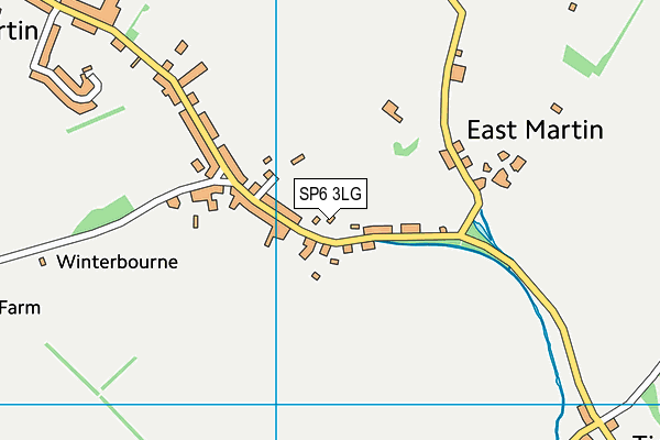 SP6 3LG map - OS VectorMap District (Ordnance Survey) SP6 3LG map - OS VectorMap District (Ordnance Survey)