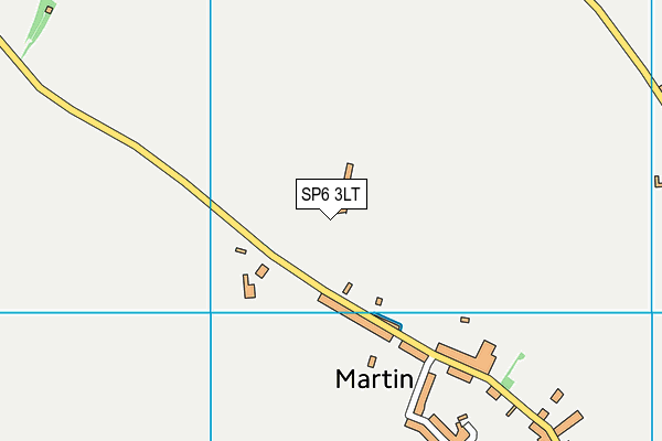 SP6 3LT map - OS VectorMap District (Ordnance Survey) SP6 3LT map - OS VectorMap District (Ordnance Survey)