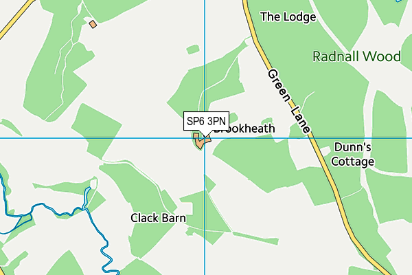 SP6 3PN map - OS VectorMap District (Ordnance Survey) SP6 3PN map - OS VectorMap District (Ordnance Survey)