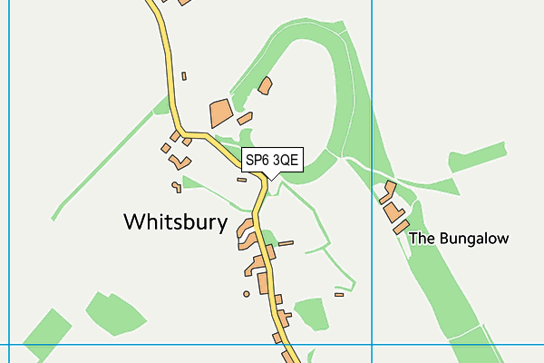 SP6 3QE map - OS VectorMap District (Ordnance Survey) SP6 3QE map - OS VectorMap District (Ordnance Survey)