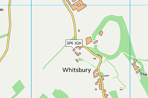 SP6 3QH map - OS VectorMap District (Ordnance Survey) SP6 3QH map - OS VectorMap District (Ordnance Survey)