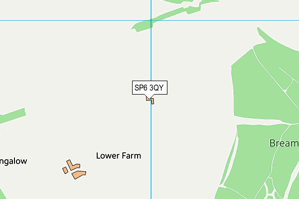 SP6 3QY map - OS VectorMap District (Ordnance Survey) SP6 3QY map - OS VectorMap District (Ordnance Survey)