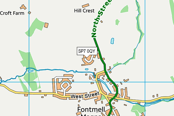 SP7 0QY map - OS VectorMap District (Ordnance Survey) SP7 0QY map - OS VectorMap District (Ordnance Survey)