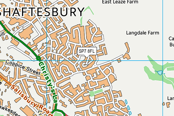 SP7 8FL map - OS VectorMap District (Ordnance Survey) SP7 8FL map - OS VectorMap District (Ordnance Survey)