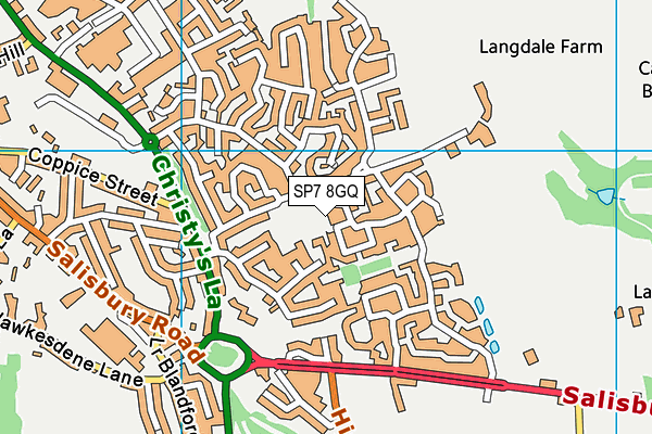 SP7 8GQ map - OS VectorMap District (Ordnance Survey) SP7 8GQ map - OS VectorMap District (Ordnance Survey)