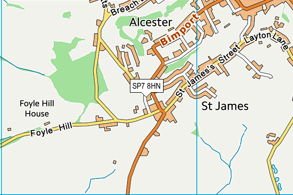 SP7 8HN map - OS VectorMap District (Ordnance Survey) SP7 8HN map - OS VectorMap District (Ordnance Survey)