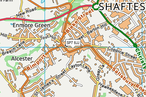 SP7 8JJ map - OS VectorMap District (Ordnance Survey) SP7 8JJ map - OS VectorMap District (Ordnance Survey)