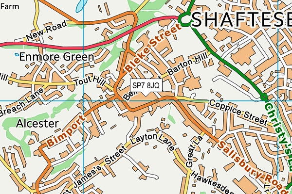 SP7 8JQ map - OS VectorMap District (Ordnance Survey) SP7 8JQ map - OS VectorMap District (Ordnance Survey)