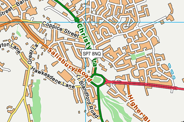 SP7 8NQ map - OS VectorMap District (Ordnance Survey) SP7 8NQ map - OS VectorMap District (Ordnance Survey)