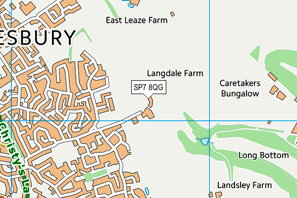 SP7 8QG map - OS VectorMap District (Ordnance Survey) SP7 8QG map - OS VectorMap District (Ordnance Survey)