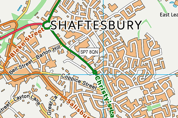 SP7 8QN map - OS VectorMap District (Ordnance Survey) SP7 8QN map - OS VectorMap District (Ordnance Survey)
