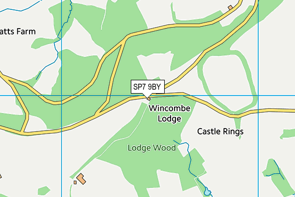 SP7 9BY map - OS VectorMap District (Ordnance Survey) SP7 9BY map - OS VectorMap District (Ordnance Survey)