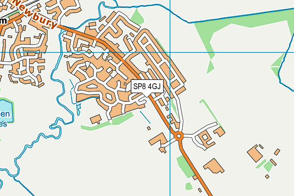 SP8 4GJ map - OS VectorMap District (Ordnance Survey) SP8 4GJ map - OS VectorMap District (Ordnance Survey)