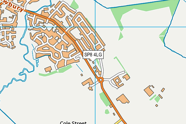 SP8 4LG map - OS VectorMap District (Ordnance Survey) SP8 4LG map - OS VectorMap District (Ordnance Survey)