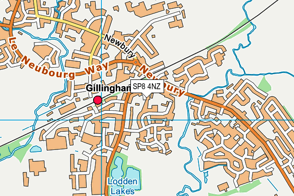 SP8 4NZ map - OS VectorMap District (Ordnance Survey) SP8 4NZ map - OS VectorMap District (Ordnance Survey)