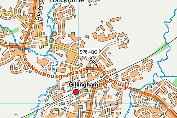 SP8 4QG map - OS VectorMap District (Ordnance Survey) SP8 4QG map - OS VectorMap District (Ordnance Survey)