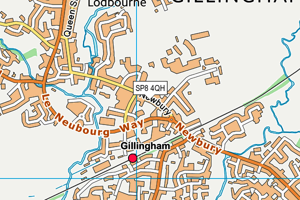 SP8 4QH map - OS VectorMap District (Ordnance Survey) SP8 4QH map - OS VectorMap District (Ordnance Survey)