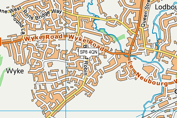 SP8 4QN map - OS VectorMap District (Ordnance Survey) SP8 4QN map - OS VectorMap District (Ordnance Survey)