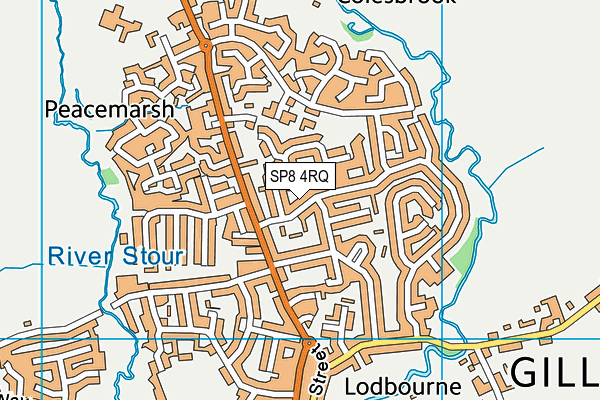 SP8 4RQ map - OS VectorMap District (Ordnance Survey) SP8 4RQ map - OS VectorMap District (Ordnance Survey)