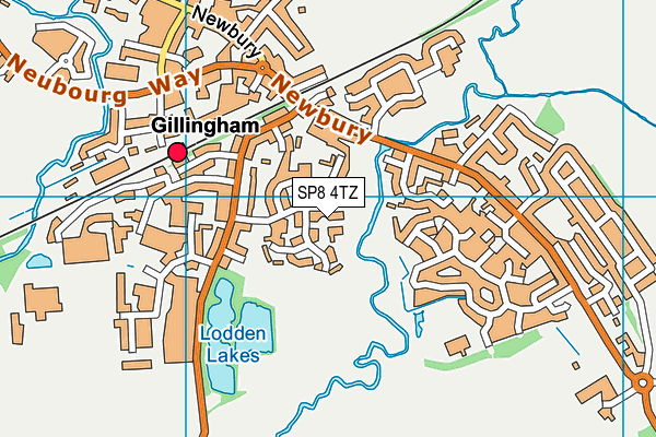 SP8 4TZ map - OS VectorMap District (Ordnance Survey) SP8 4TZ map - OS VectorMap District (Ordnance Survey)