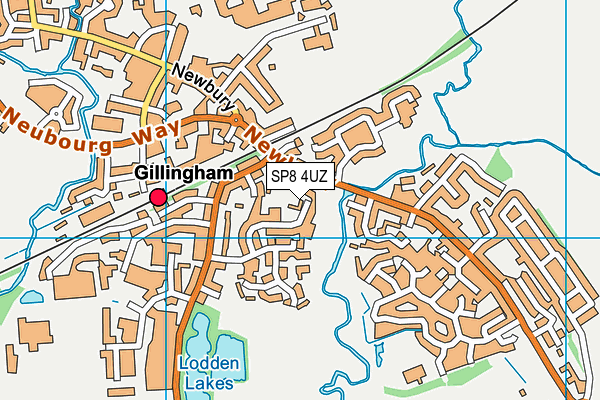 SP8 4UZ map - OS VectorMap District (Ordnance Survey) SP8 4UZ map - OS VectorMap District (Ordnance Survey)