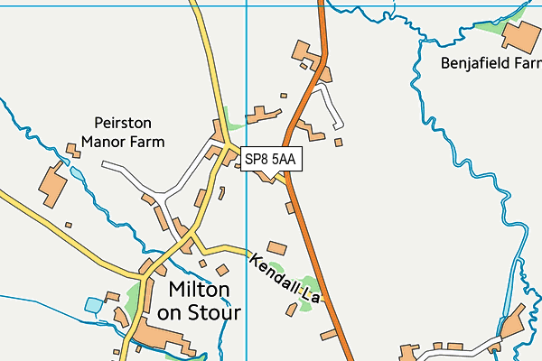 SP8 5AA map - OS VectorMap District (Ordnance Survey) SP8 5AA map - OS VectorMap District (Ordnance Survey)