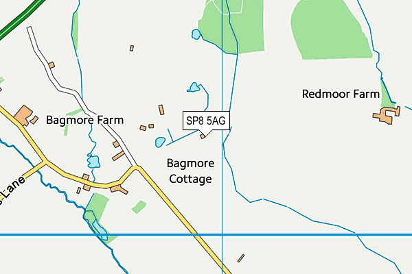 SP8 5AG map - OS VectorMap District (Ordnance Survey) SP8 5AG map - OS VectorMap District (Ordnance Survey)