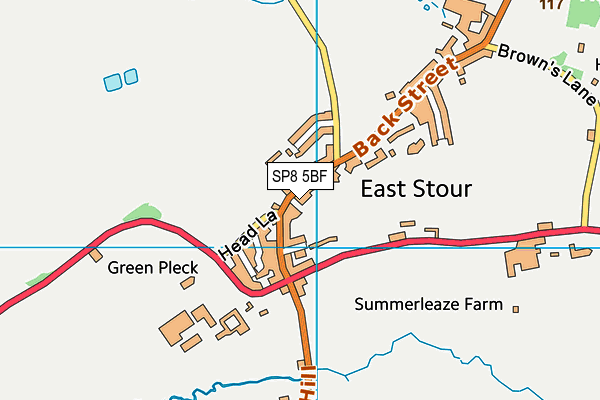 SP8 5BF map - OS VectorMap District (Ordnance Survey) SP8 5BF map - OS VectorMap District (Ordnance Survey)