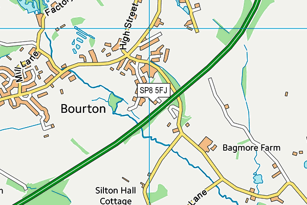 SP8 5FJ map - OS VectorMap District (Ordnance Survey) SP8 5FJ map - OS VectorMap District (Ordnance Survey)