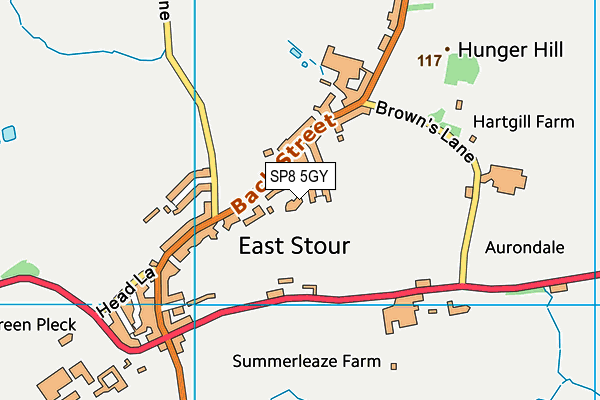 SP8 5GY map - OS VectorMap District (Ordnance Survey) SP8 5GY map - OS VectorMap District (Ordnance Survey)