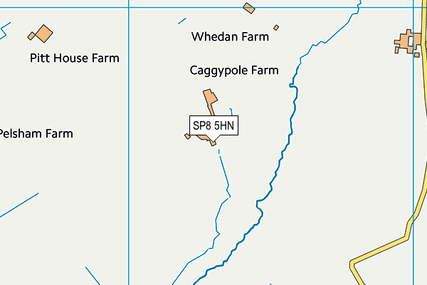 SP8 5HN map - OS VectorMap District (Ordnance Survey) SP8 5HN map - OS VectorMap District (Ordnance Survey)