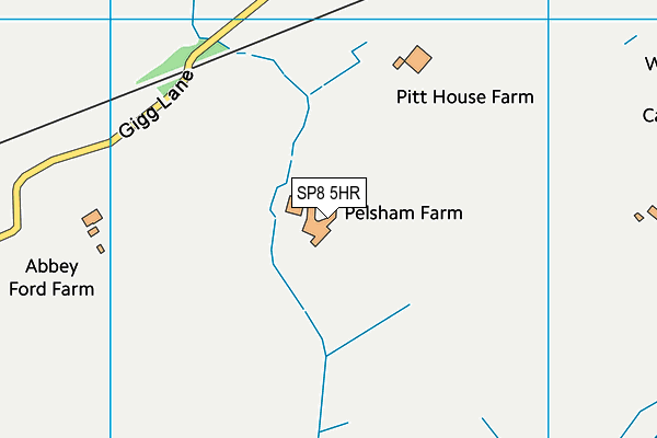 SP8 5HR map - OS VectorMap District (Ordnance Survey) SP8 5HR map - OS VectorMap District (Ordnance Survey)