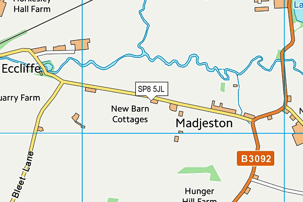 SP8 5JL map - OS VectorMap District (Ordnance Survey) SP8 5JL map - OS VectorMap District (Ordnance Survey)