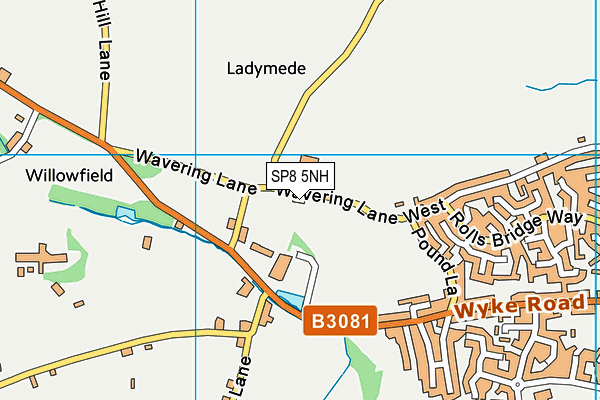 SP8 5NH map - OS VectorMap District (Ordnance Survey) SP8 5NH map - OS VectorMap District (Ordnance Survey)