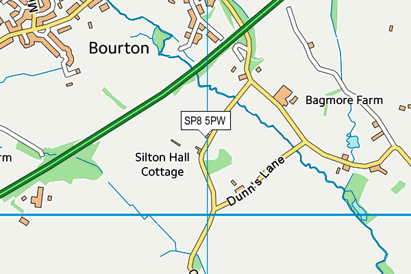 SP8 5PW map - OS VectorMap District (Ordnance Survey) SP8 5PW map - OS VectorMap District (Ordnance Survey)