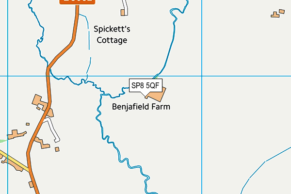 SP8 5QF map - OS VectorMap District (Ordnance Survey) SP8 5QF map - OS VectorMap District (Ordnance Survey)