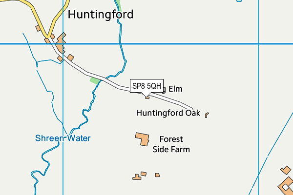 SP8 5QH map - OS VectorMap District (Ordnance Survey) SP8 5QH map - OS VectorMap District (Ordnance Survey)